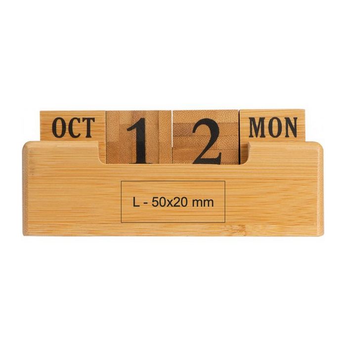 Calendar perpetuu din bambus 22263