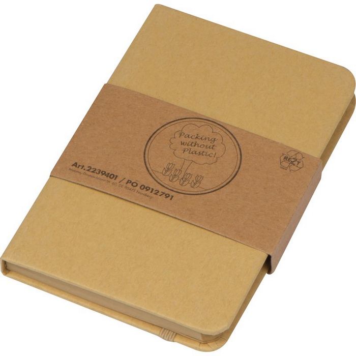 Caiet ~A6 9,1 × 14,1 cm cu coperta carton kraft 22394