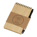 Bloc notes A6 99 x 148 x 15 mm cu coperta din bambus 2321813