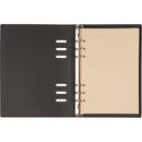 Caiet A5 organizer cu inele cu coperta din PU 16,7 x 23 cm 25253