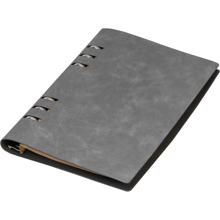 Caiet A5 organizer cu inele cu coperta din PU 16,7 x 23 cm 25253