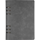 Caiet A5 organizer cu inele cu coperta din PU 16,7 x 23 cm 25253