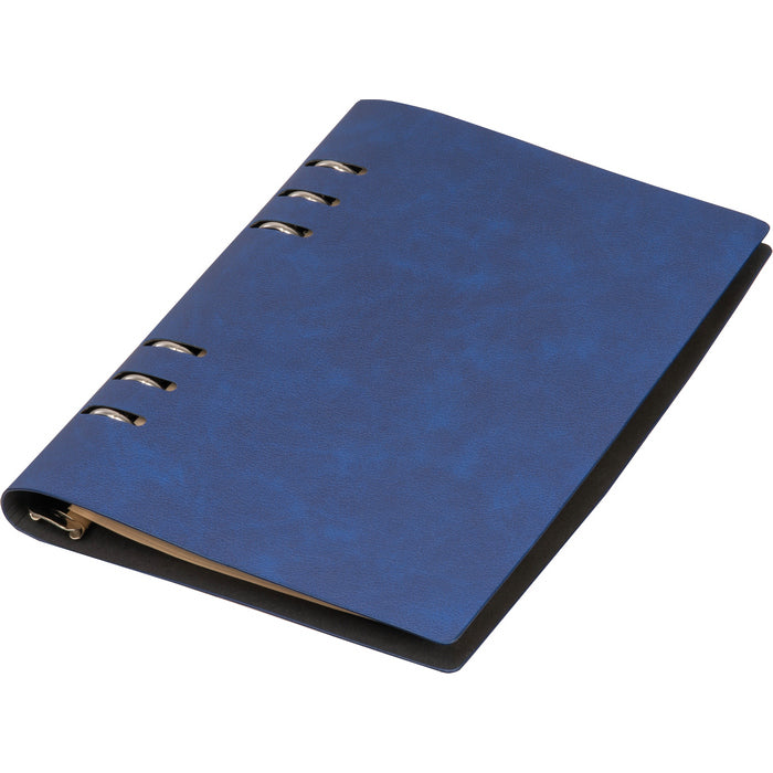 Caiet A5 organizer cu inele cu coperta din PU 16,7 x 23 cm 25253