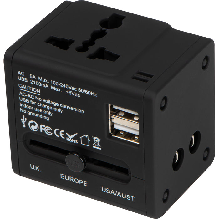 Adaptor de calatorie pentru priza cauciucat 40838