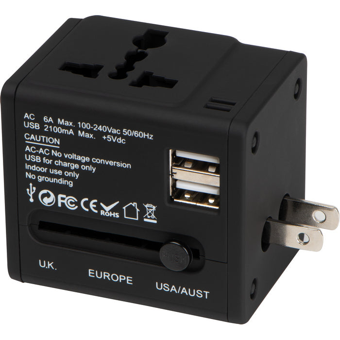 Adaptor de calatorie pentru priza cauciucat 40838