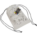 Sac cu snur si creioane colorate pentru copii 60586