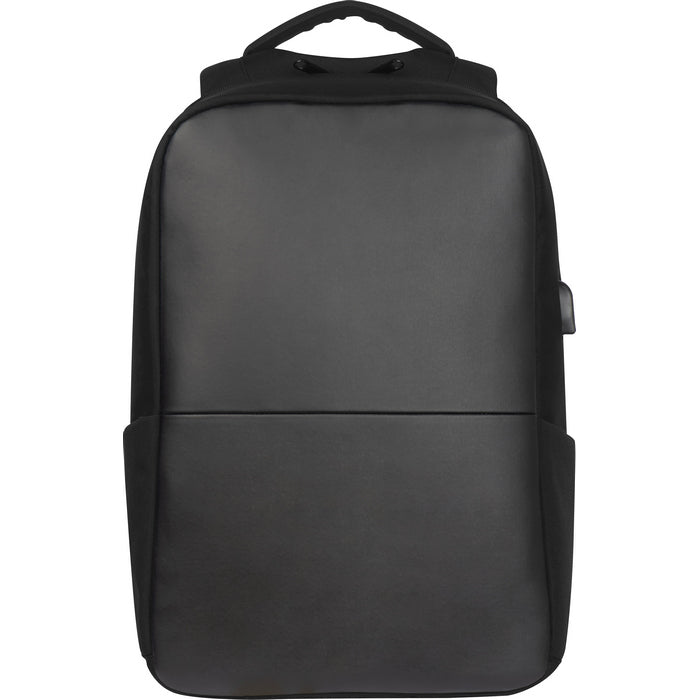 Rucsac laptop nylon + poliuretan, cu port USB 61299