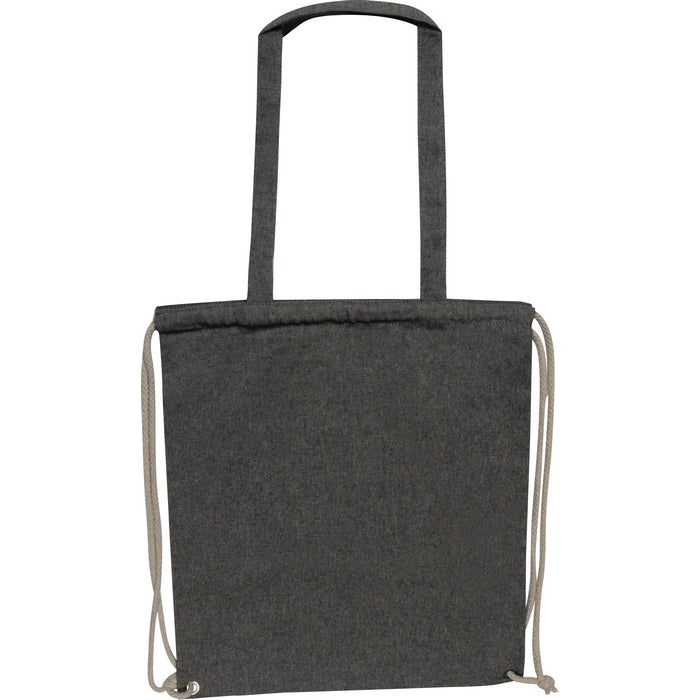 Sacosa / sac cu snur bumbac reciclat, 140 g/m² 62543