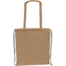 Sacosa / sac cu snur bumbac, reciclat, 140 g/m² 62543 37,5 x 42 x 0,3 cm
