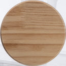 Borcan din sticla borosilicata cu capac din lemn de pin 82616