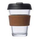 Pahar sticla borosilicat cu capac 350 ml 82667