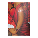 Sacosa hartie cadou cu cristal 83532 18 x 22,8 x 9 cm