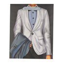 Sacosa hartie cadou cu cristal 83532 18 x 22,8 x 9 cm