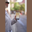 Pahar bambus cu capac si pai 650 ml 8384266