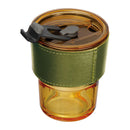 Pahar sticla 400 ml cu pai 83844