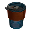 Pahar sticla 400 ml cu pai 83844