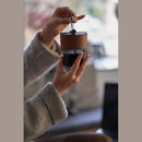 Pahar sticla 400 ml cu pai 83844