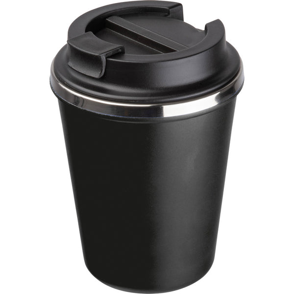 Pahar otel inoxidabil si plastic reciclat 350 ml 84962
