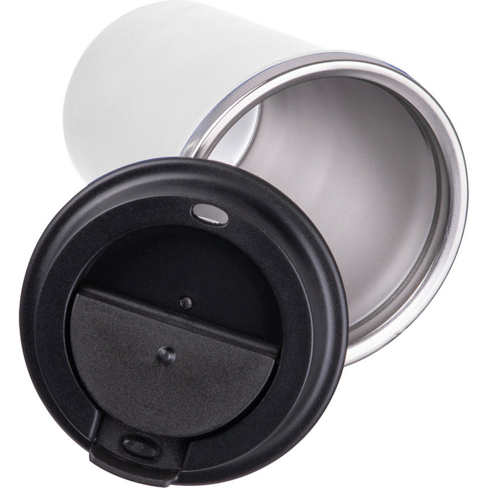 Pahar otel inoxidabil si plastic reciclat 350 ml 84962