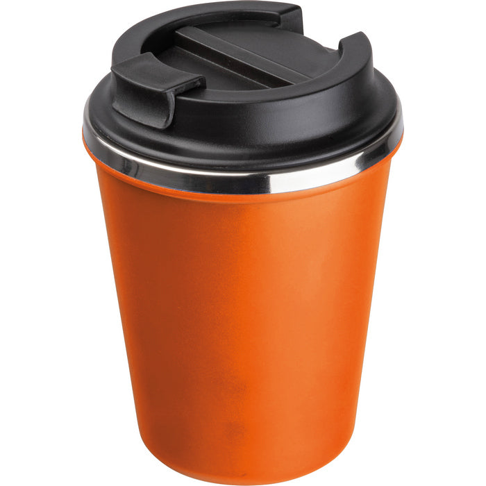 Pahar otel inoxidabil si plastic reciclat 350 ml 84962