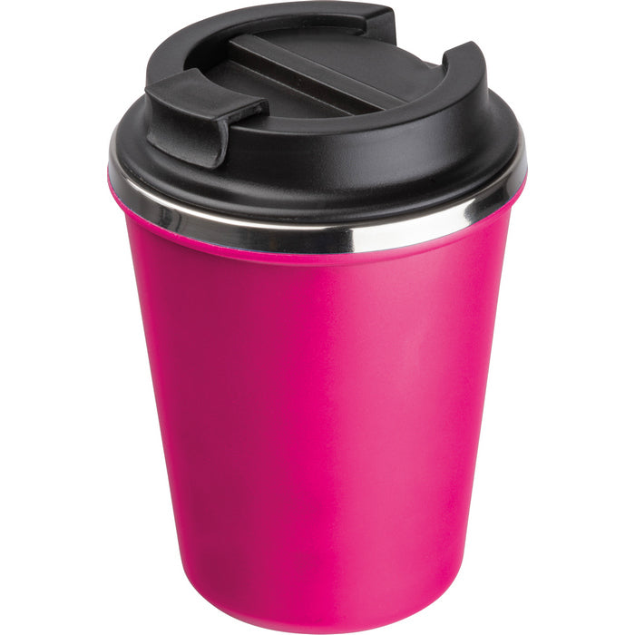 Pahar otel inoxidabil si plastic reciclat 350 ml 84962