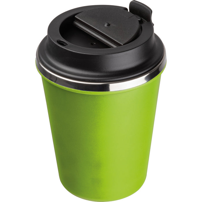 Pahar otel inoxidabil si plastic reciclat 350 ml 84962