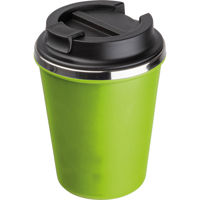 Pahar otel inoxidabil si plastic reciclat 350 ml 84962