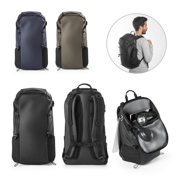 Rucsac laptop RPET impermeabil "Alasca"