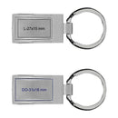 Breloc metalic dreptunghiular 92212