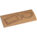 Breloc metalic dreptunghiular 92212