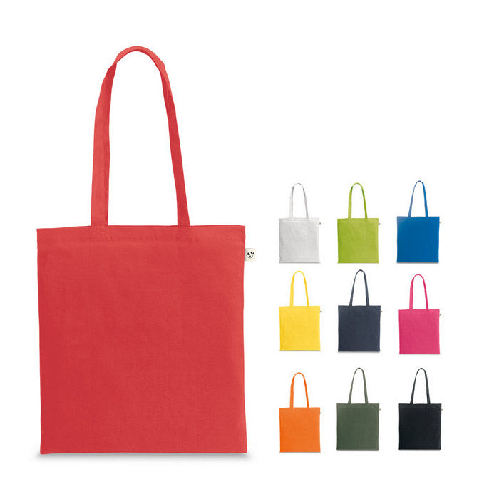 Sacosa bumbac reciclat si RPET 140 gr/m² MEXICO, 38 x 42 cm