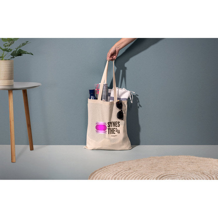 Sacosa bumbac reciclat 140 gr/m² GIZA, 38 x 42 cm