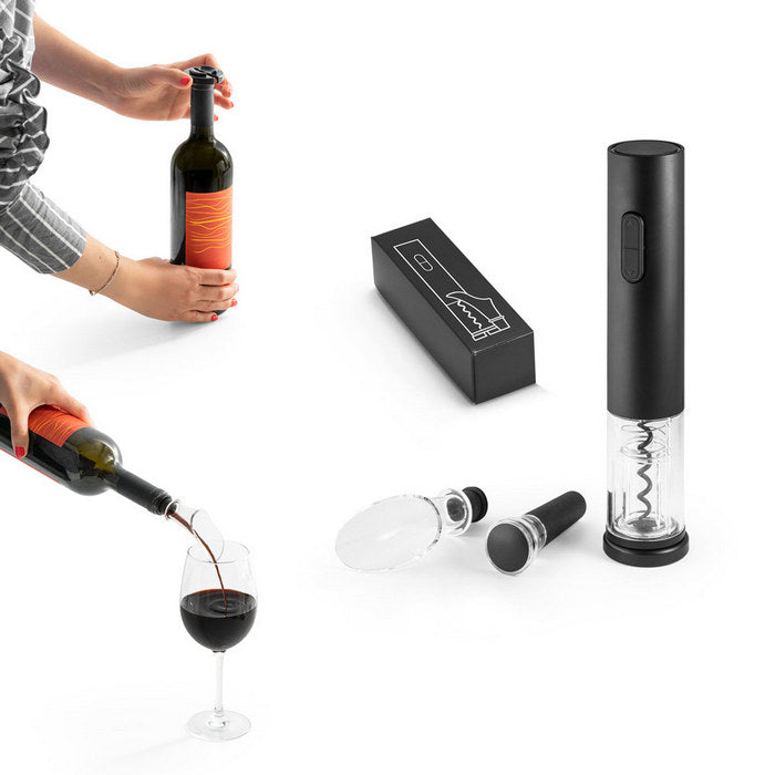 Set tirbuson electric si accesorii "Winery"