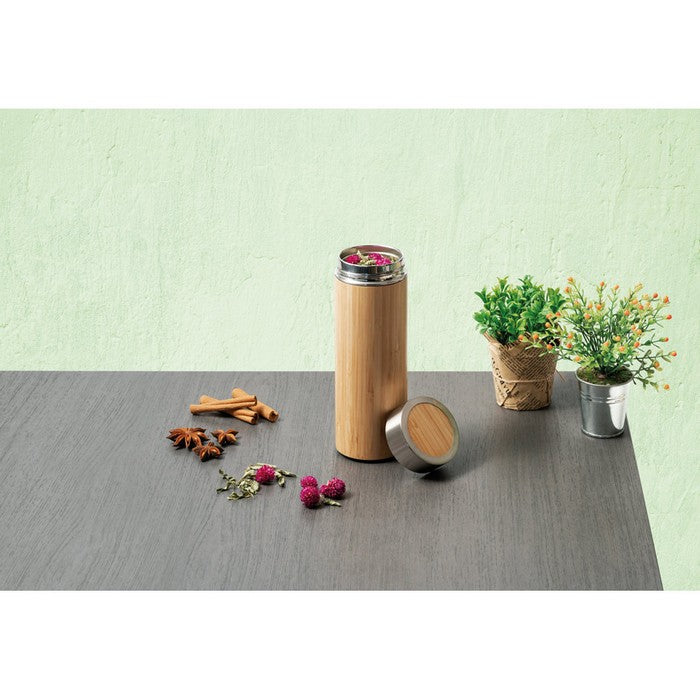 Termos bambus+otel inoxidabil 430ml "Naturel"