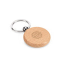 Breloc rotund din lemn de fag STEWIE ROUND