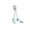 Cablu adaptor USB 6 in 1 in RPET BERNERS