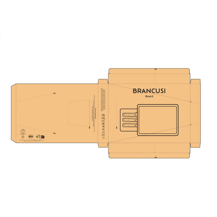 Set tocator din bambus cu 3 cutite Brancusi