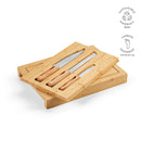 Set tocator din bambus cu 3 cutite Brancusi