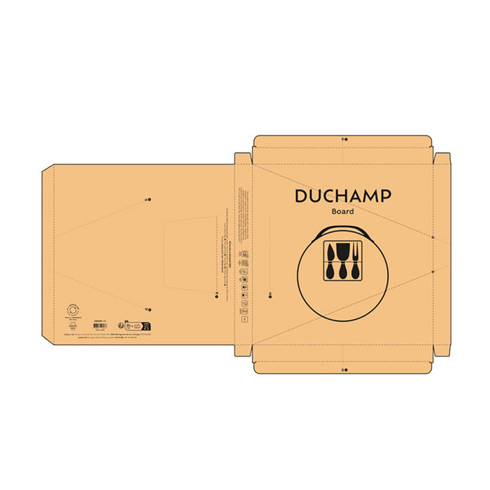 Set tocator din bambus cu 3 cutite Duchamp