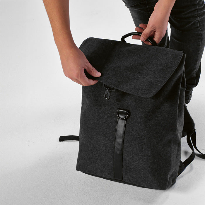 Rucsac laptop 17 inch bumbac reciclat Praga, 25L