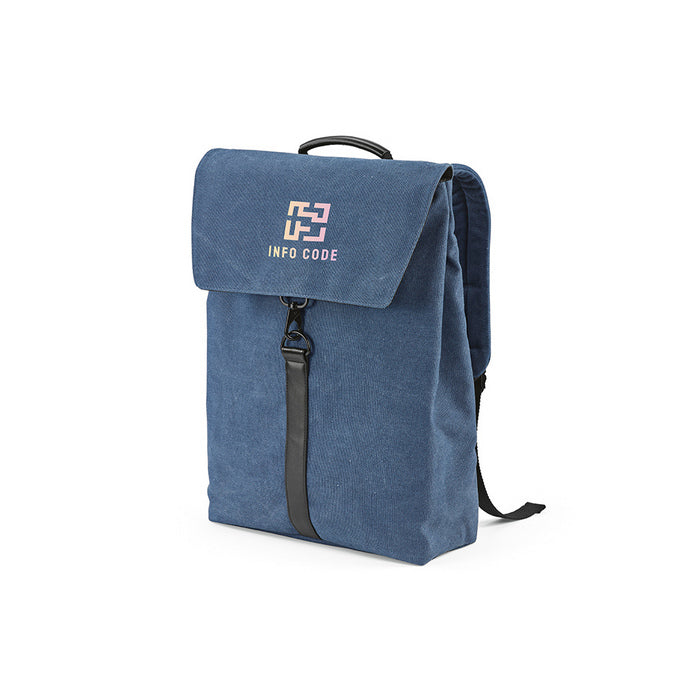 Rucsac laptop 17 inch bumbac reciclat Praga, 25L