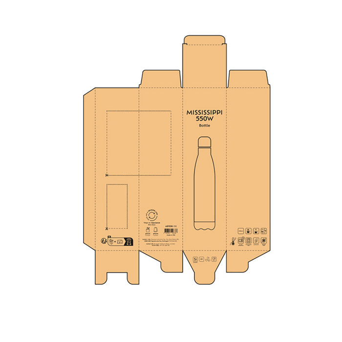 Sticla SBL otel inoxidabil reciclat Mississippi 550W, 535 ml