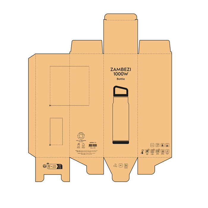 Sticla SBL otel inoxidabil reciclat Zambezi 1000W, 1160 ml