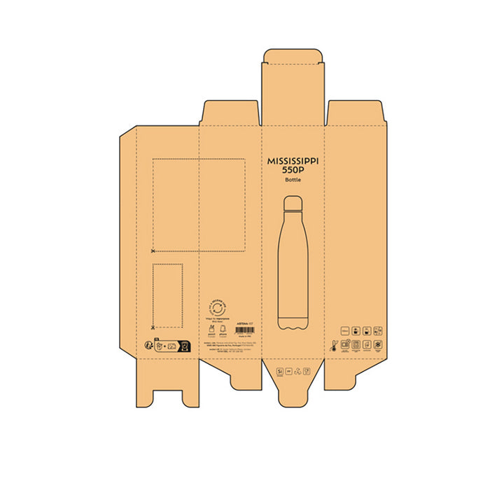 Sticla otel inoxidabil reciclat Mississippi 550P, 535 ml