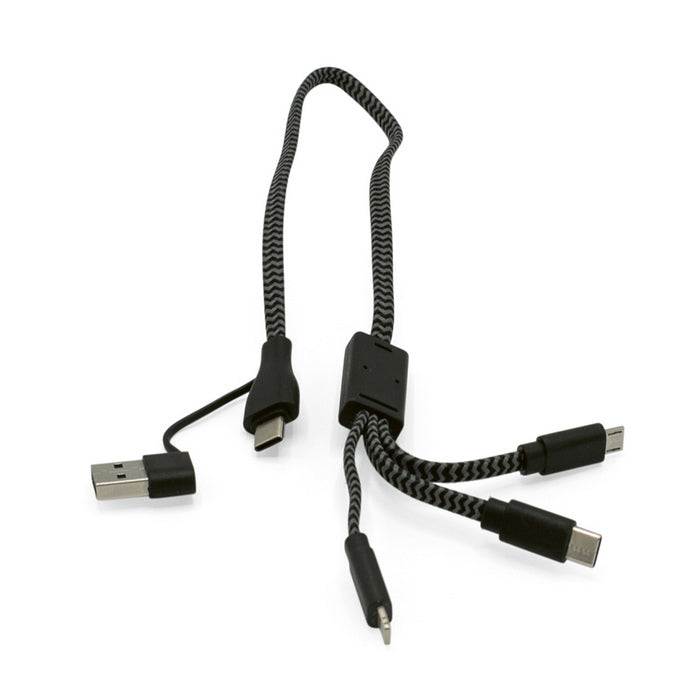 Cablu adaptor USB 5 in 1 Versacord rPET