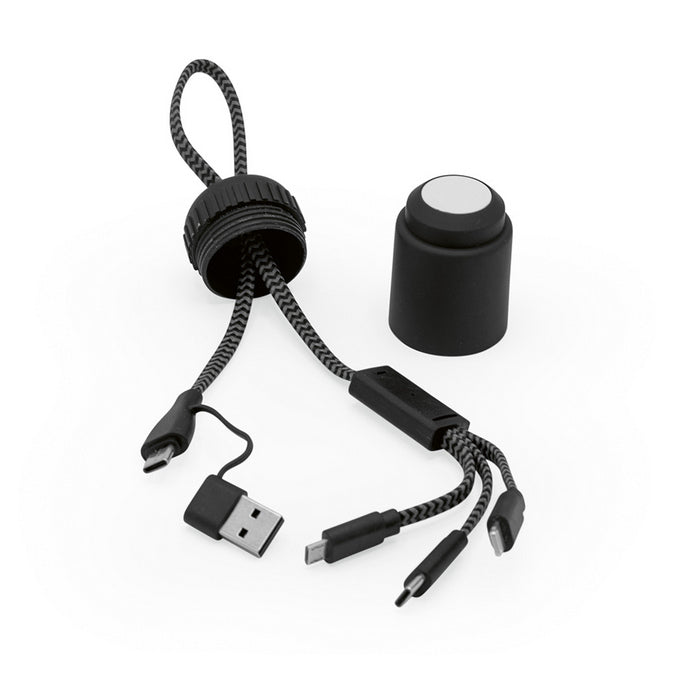 Cablu adaptor USB 5 in 1 Versacord rPET