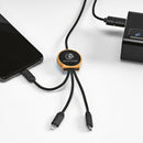 Cablu adaptor USB 5 in 1 Asimov RPET, PROMO*