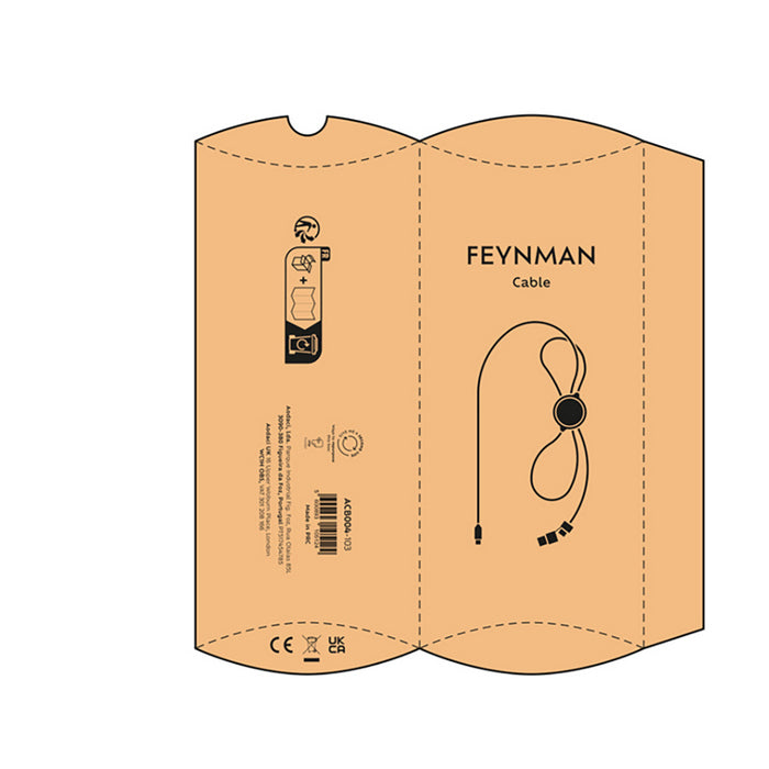 Cablu adaptor USB 3 in 1 Feynman rPET