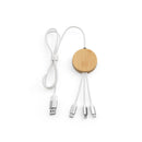 Cablu adaptor USB 3 in 1 Feynman RPET