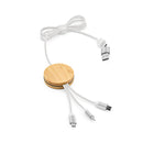 Cablu adaptor USB 3 in 1 Feynman RPET